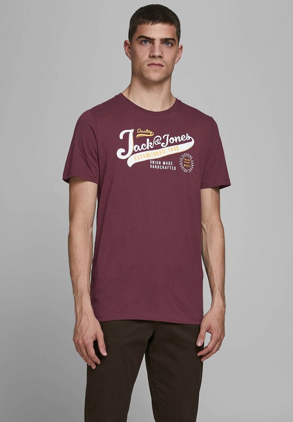

Футболка Jack & Jones, Бордовый, Jack & Jones JA391EMJPBS2