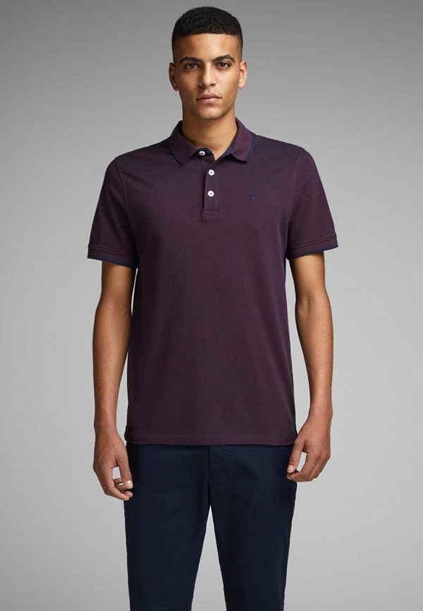 

Поло Jack & Jones, Фиолетовый
