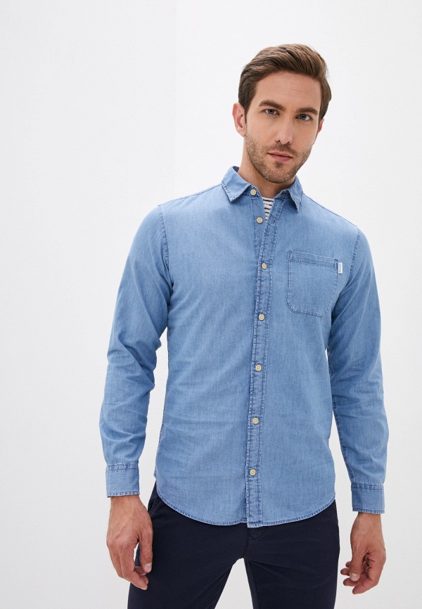 

Рубашка Jack & Jones, Голубой, Jack & Jones JA391EMJQKP3