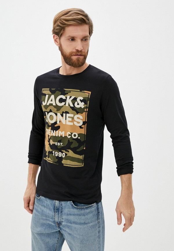 

Лонгслив Jack & Jones, Черный