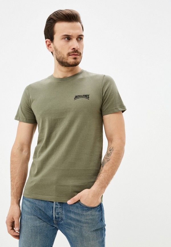 

Футболка Jack & Jones, Хаки, Jack & Jones JA391EMJQKS5