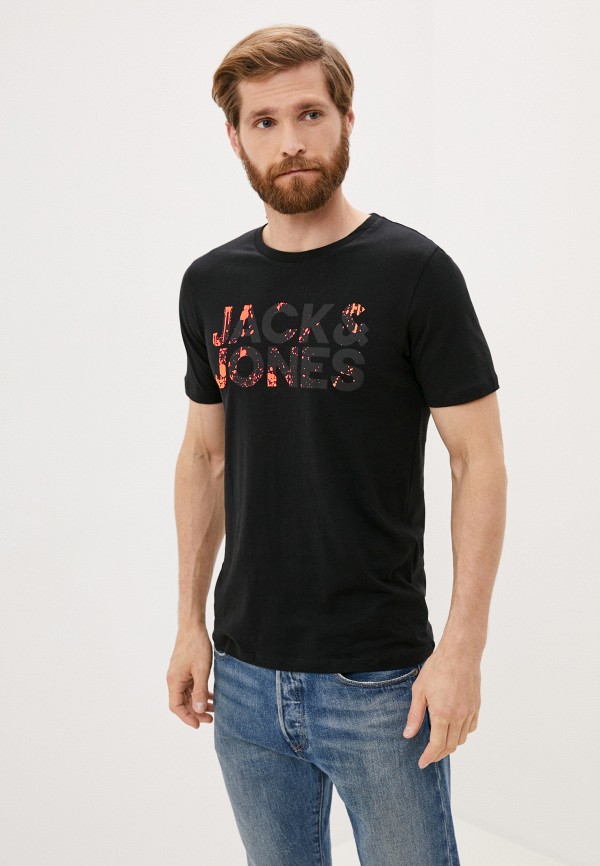 

Футболка Jack & Jones, Черный, Jack & Jones JA391EMJQKS9