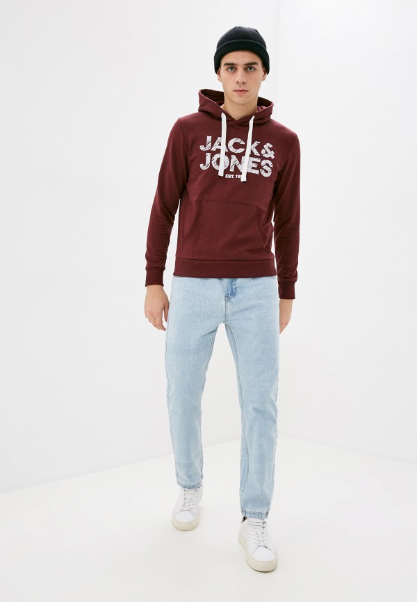 

Худи Jack & Jones, Бордовый, Jack & Jones JA391EMJQLH2