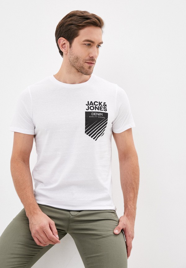 

Футболка Jack & Jones, Белый, Jack & Jones JA391EMJQLK2