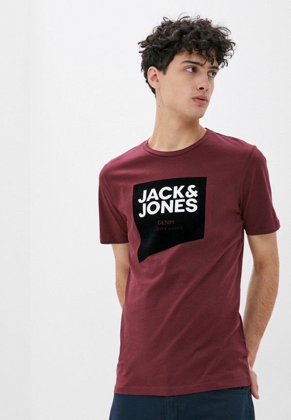

Футболка Jack & Jones, Бордовый