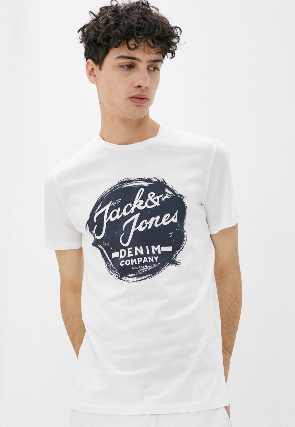 

Футболка Jack & Jones, Белый, Jack & Jones JA391EMJQLL2