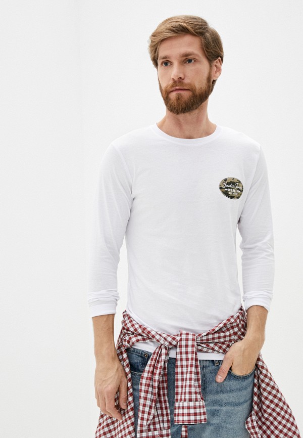 

Лонгслив Jack & Jones, Белый