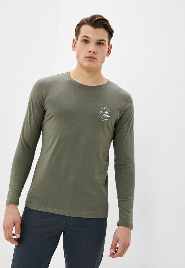 

Лонгслив Jack & Jones, Хаки, Jack & Jones JA391EMJQLM4