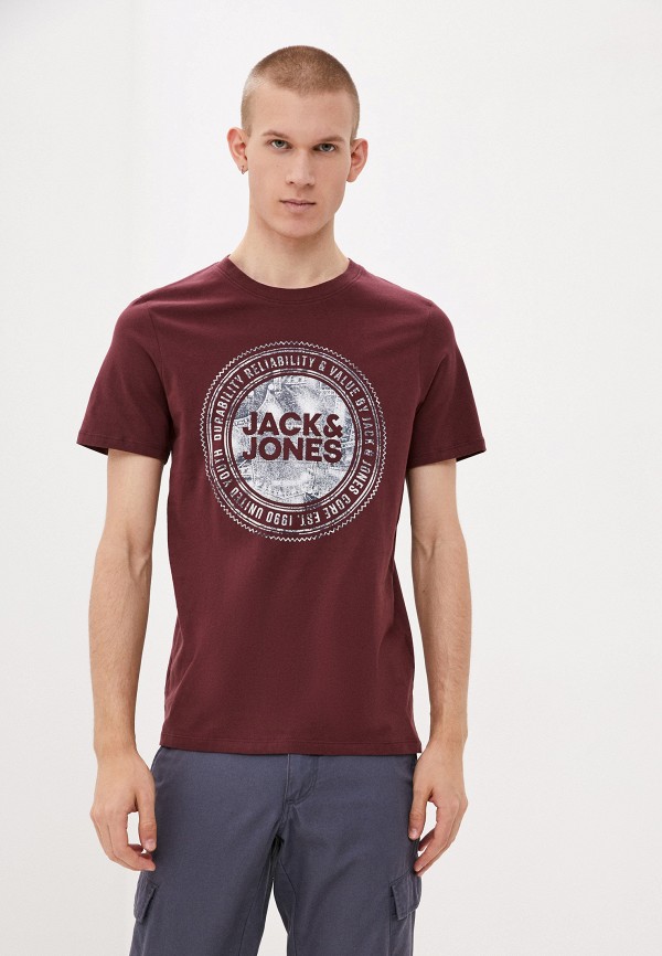 

Футболка Jack & Jones, Бордовый