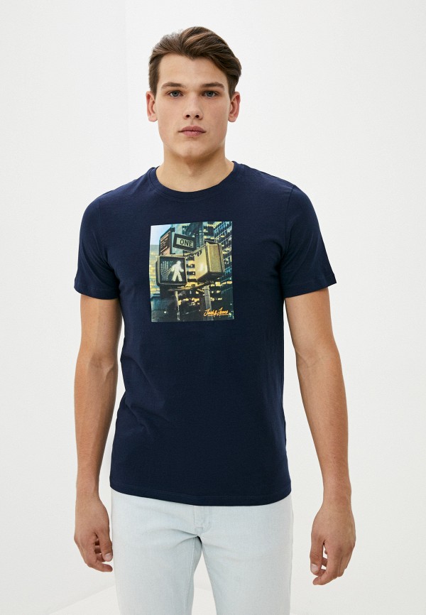 

Футболка Jack & Jones, Синий, Jack & Jones JA391EMJQLN5