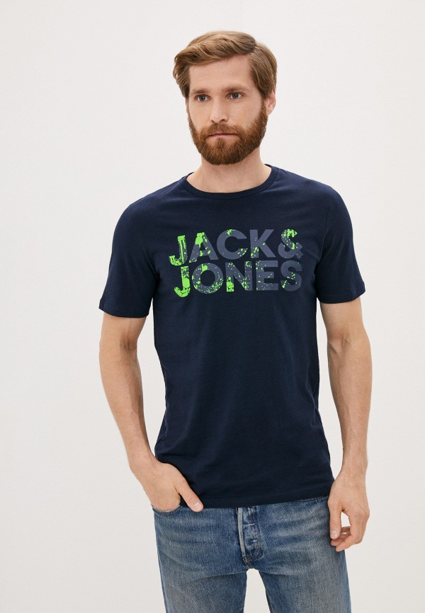 

Футболка Jack & Jones, Синий, Jack & Jones JA391EMJQLO0
