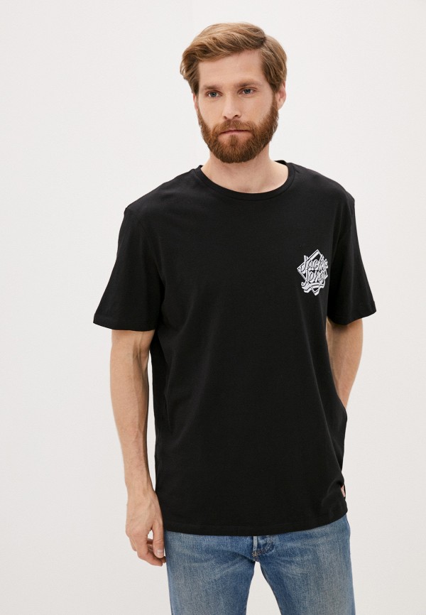 

Футболка Jack & Jones, Черный, Jack & Jones JA391EMJQMJ6
