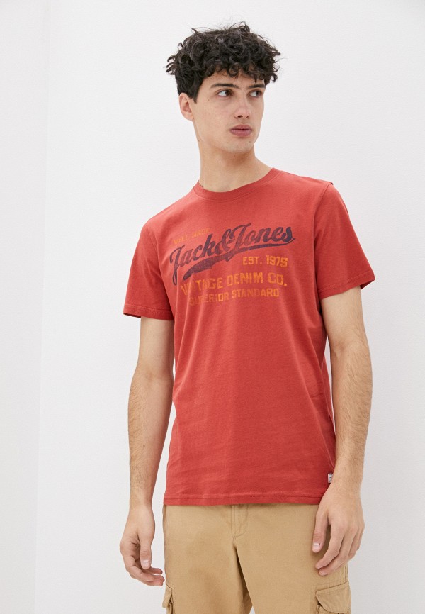 

Футболка Jack & Jones, Оранжевый, Jack & Jones JA391EMJQML3