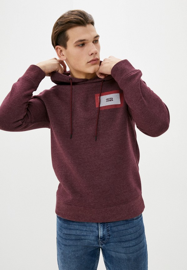 

Худи Jack & Jones, Бордовый