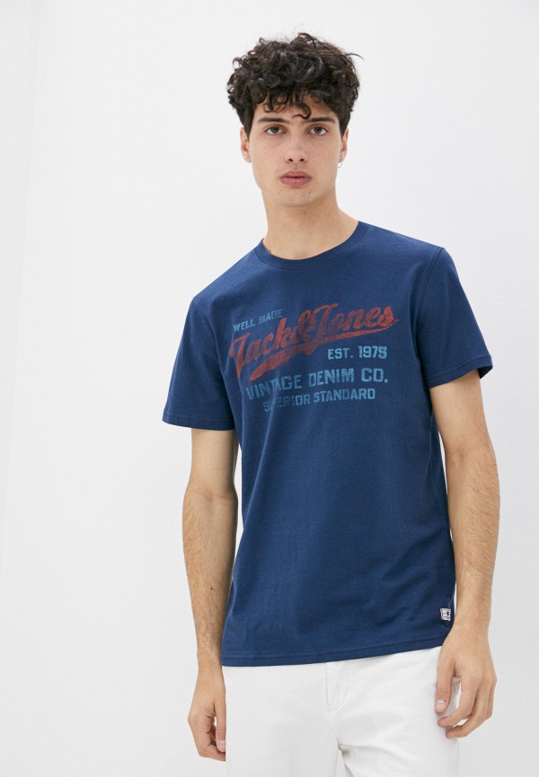 

Футболка Jack & Jones, Синий