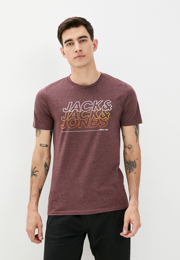 

Футболка Jack & Jones, Бордовый