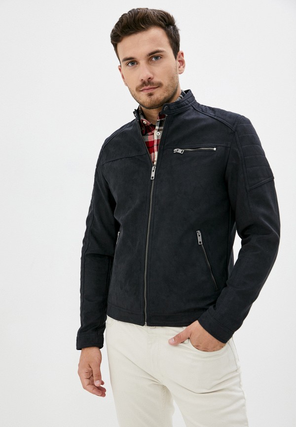 

Куртка кожаная Jack & Jones, Черный