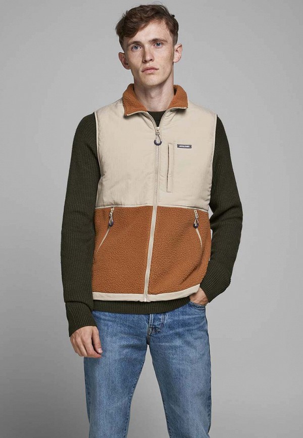 

Жилет утепленный Jack & Jones, Коричневый