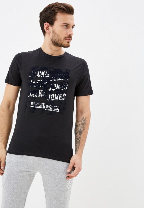 

Футболка Jack & Jones, Черный, Jack & Jones JA391EMKNYT2