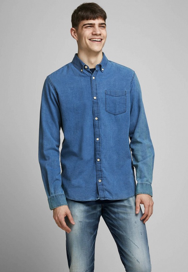 

Рубашка джинсовая Jack & Jones, Синий