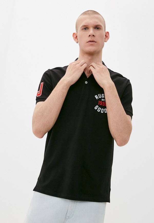 

Поло Jack & Jones, Черный, Jack & Jones JA391EMLTNF5