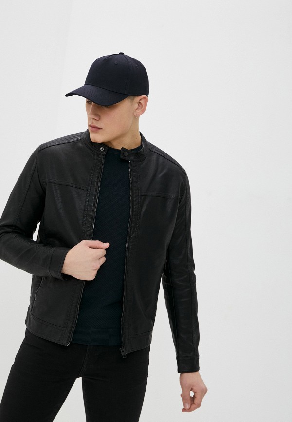 фото Куртка кожаная jack & jones