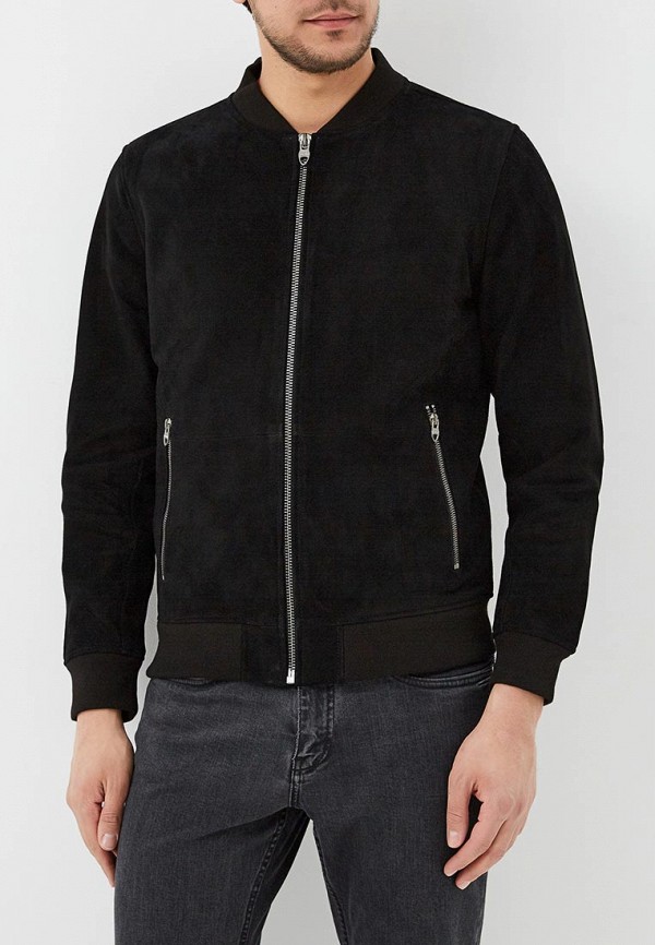 

Куртка кожаная Jack & Jones, Черный