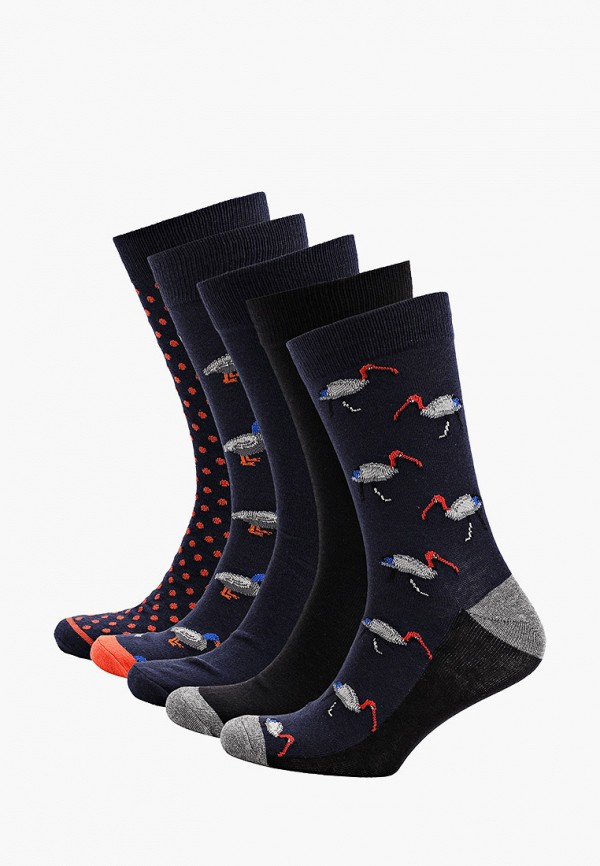 

Носки 5 пар Jack & Jones, Синий;черный, Jack & Jones JA391FMMGYV0