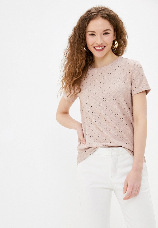 

Футболка Jacqueline de Yong, Розовый, Jacqueline de Yong JA908EWHITE1