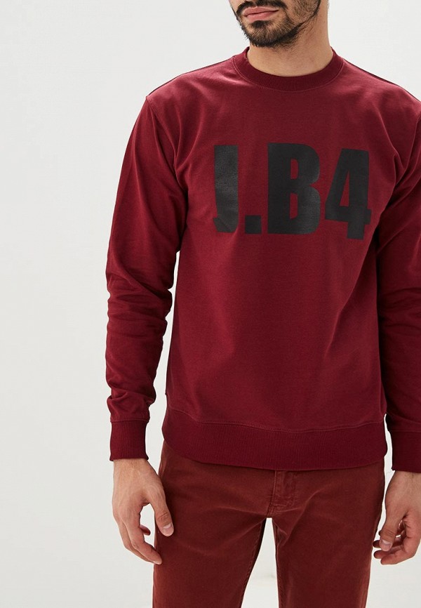 

Свитшот J.B4, J.B4 JB003EMDBMG0, Бордовый
