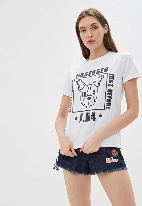 

Футболка J.B4, Белый, J.B4 JB003EWHSFY7