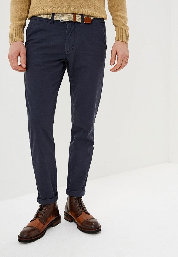 

Брюки J. Hart & Bros, J. Hart & Bros JH001EMCECH3, Синий