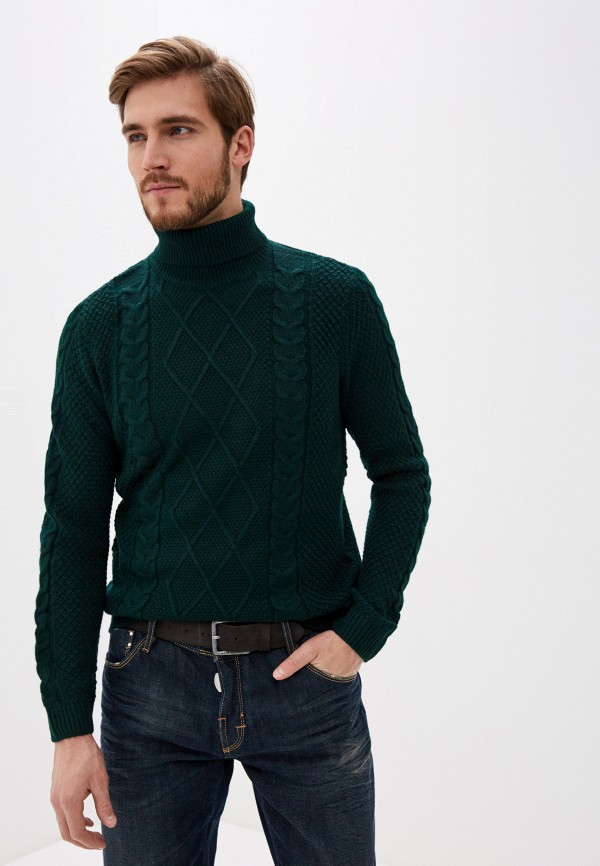 

Свитер J. Hart & Bros, Зеленый, J. Hart & Bros JH001EMGKSV9
