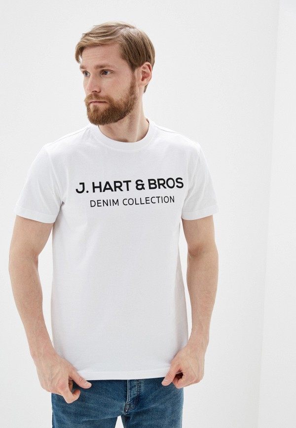 

Футболка J. Hart & Bros, Белый, J. Hart & Bros JH001EMIEKZ4