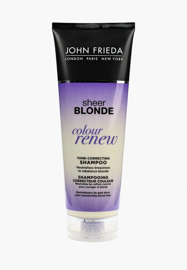 

Шампунь John Frieda, Прозрачный, Sheer Blonde СOLOUR RENEW для восстановления и поддержания оттенка осветленных волос, 250 мл
