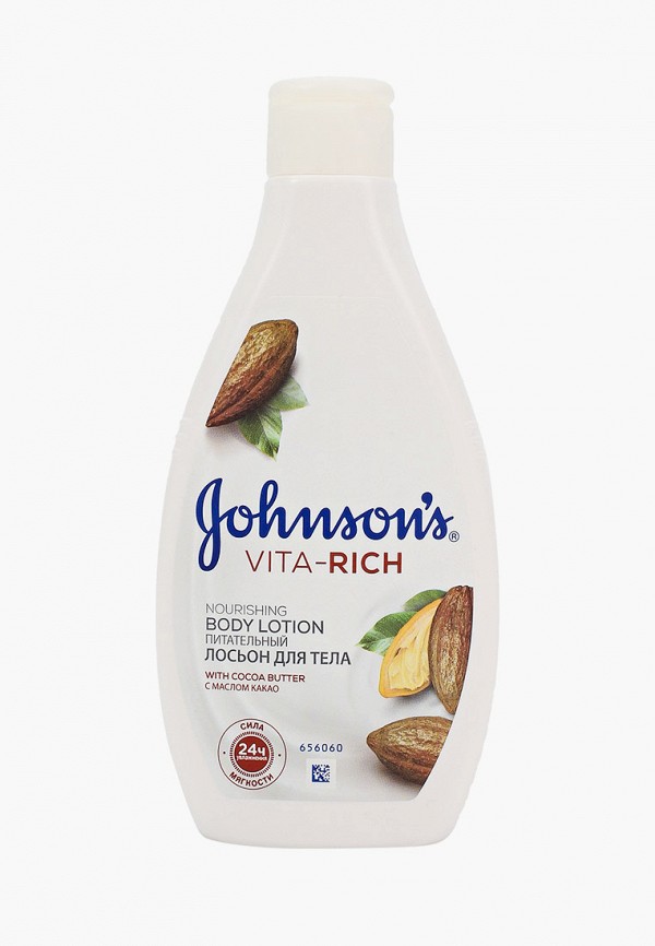 

Лосьон для тела Johnson & Johnson, Белый, Johnson's Body Care VITA-RICH с Маслом Какао Питательный, 250 мл