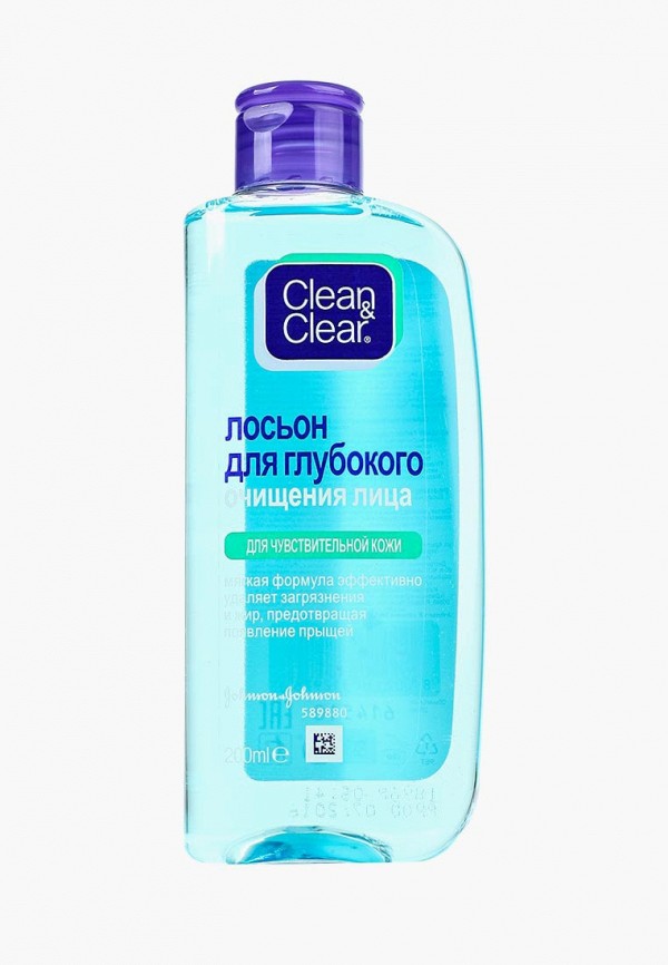 

Лосьон для лица Johnson & Johnson, Clean&Clear для глубокого очищения лица для чувствительной кожи, 200мл