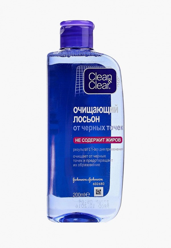 

Лосьон для лица Johnson & Johnson, Clean&Clear Очищающий от черных точек, 200 мл