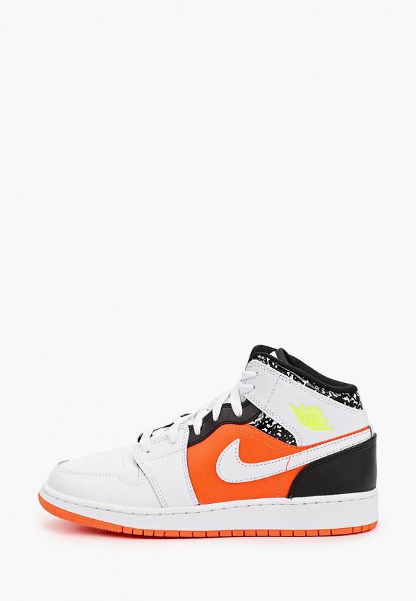 

Кеды Jordan, Белый, AIR JORDAN 1 MID (GS)