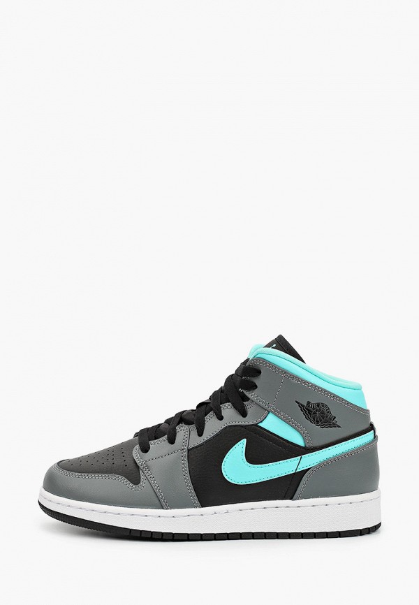 

Кеды Jordan, Черный, AIR JORDAN 1 MID (GS)