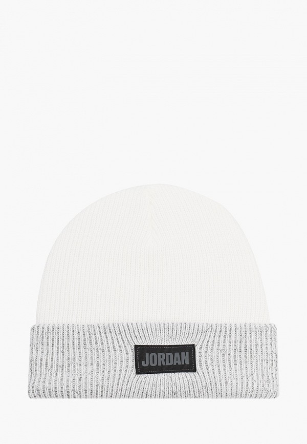 

Шапка Jordan, Белый, JORDAN CUFFED BEANIE REFLECT