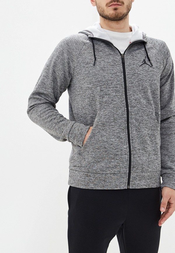 

Толстовка Jordan, Серый, Jordan 23 Alpha Therma Men's Fleece Full-Zip Hoodie