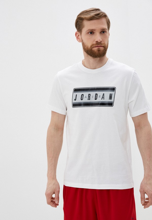 

Футболка Jordan, Белый, M J JORDAN STICKER SS CREW