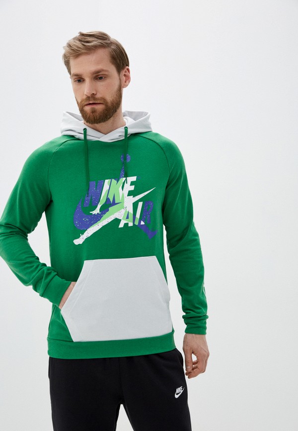 

Худи Jordan, Зеленый, M J JUMPMAN CLSCS LTWT FLC PO