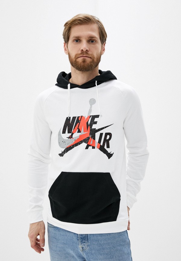 

Худи Jordan, Белый, M J JUMPMAN CLSCS LTWT FLC PO