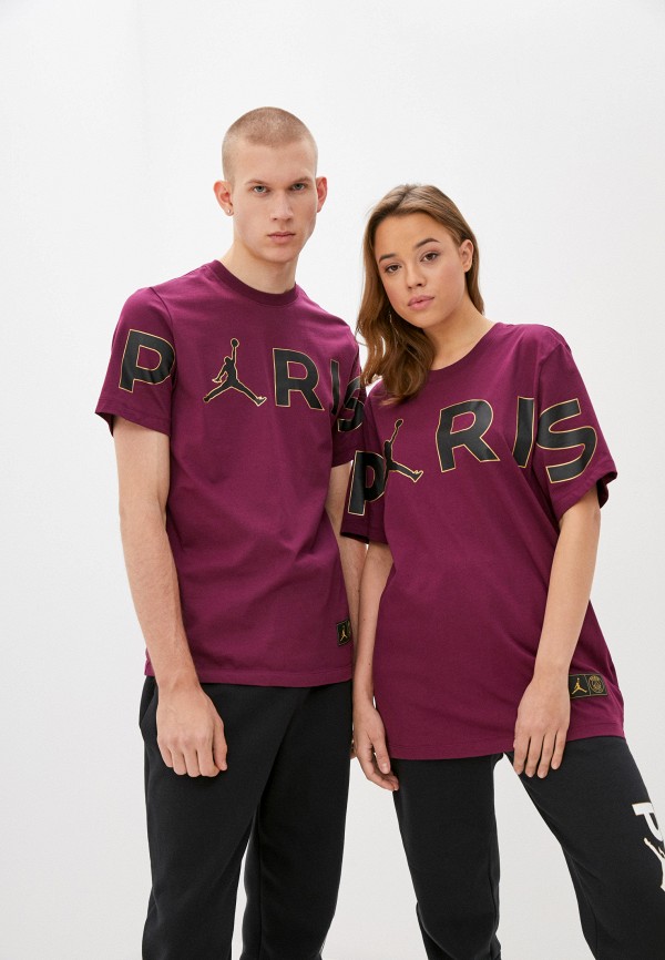 

Футболка Jordan, Бордовый, M J PSG WORDMARK TEE