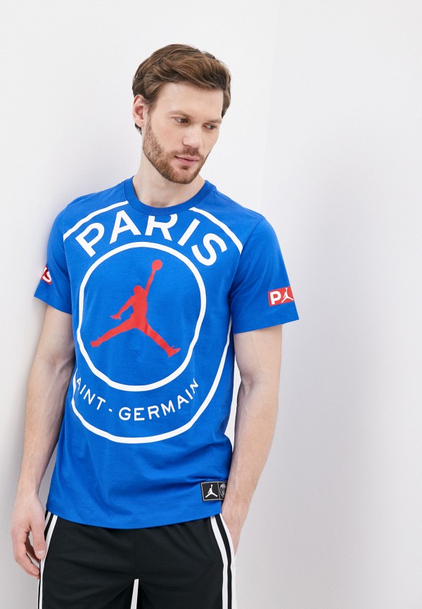 

Футболка Jordan, Синий, M J PSG SS LOGO TEE