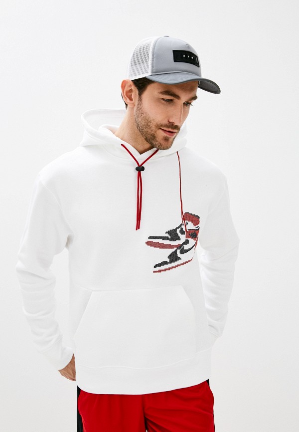 

Худи Jordan, Белый, M J JUMPMAN HOLIDAY PO