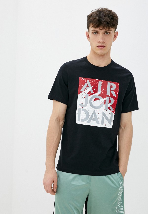 

Футболка Jordan, Черный, M J STENCIL SS CREW