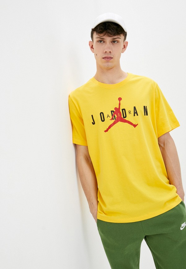 

Футболка Jordan, Желтый, M J SS CTN JRDN AIR WRDMRK